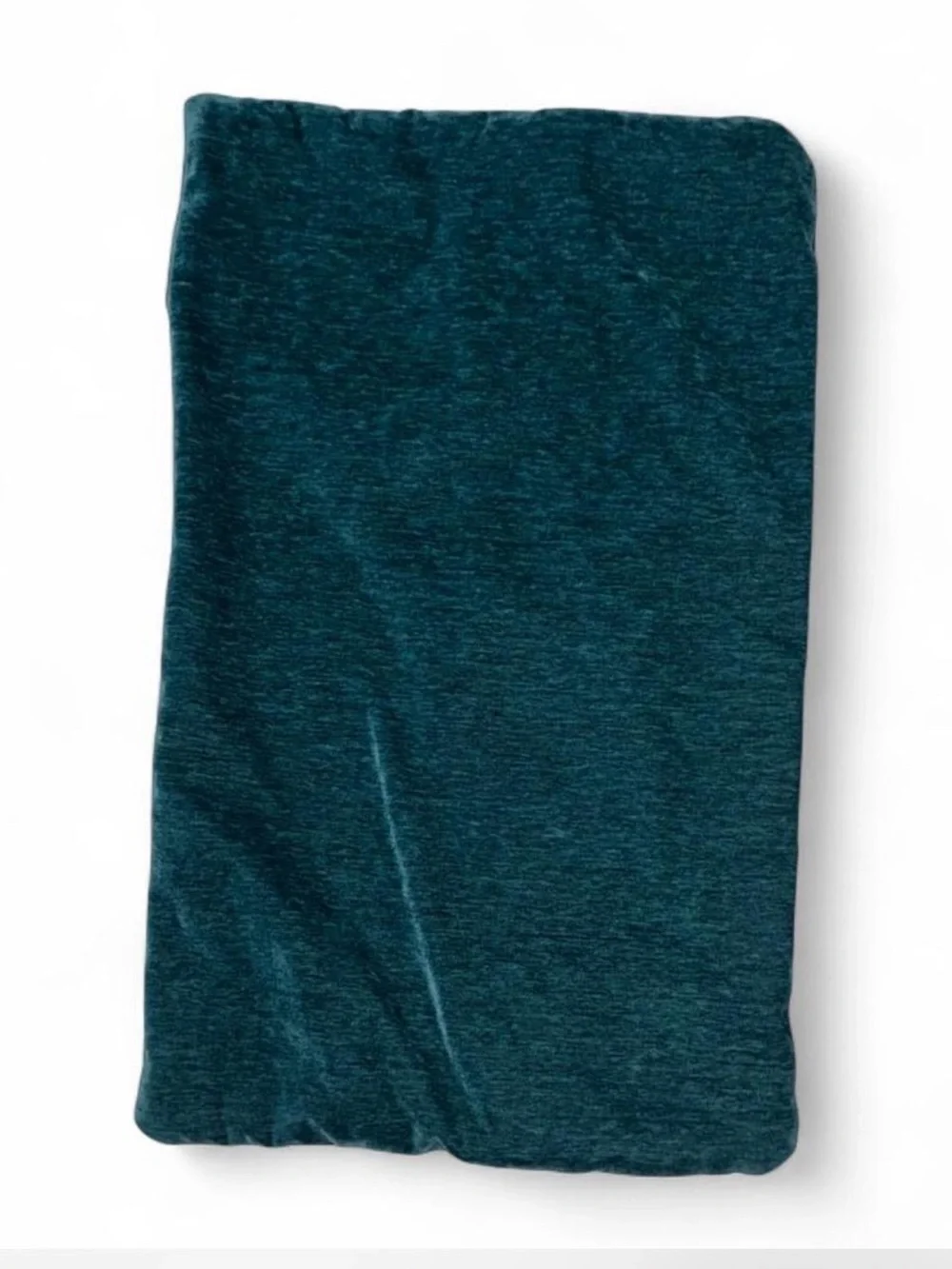 Teal Button-Accent Decorative Pillow Cover